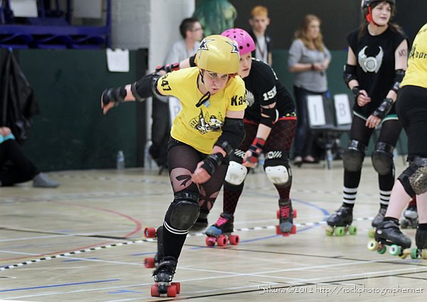My first bout: Gnarly Davidson