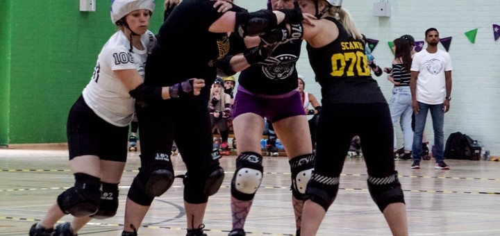 Roller derby blockers