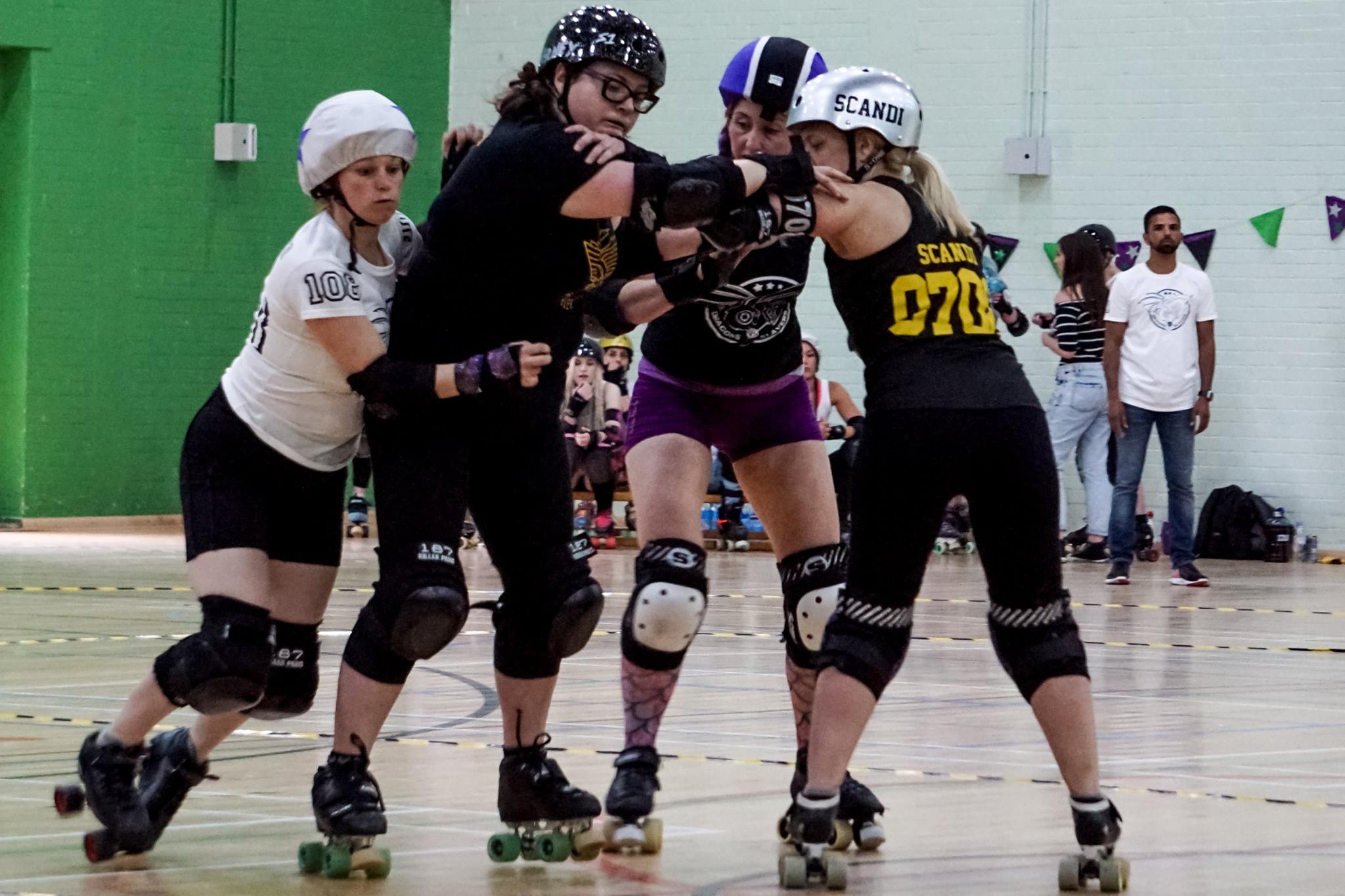 Roller derby blockers